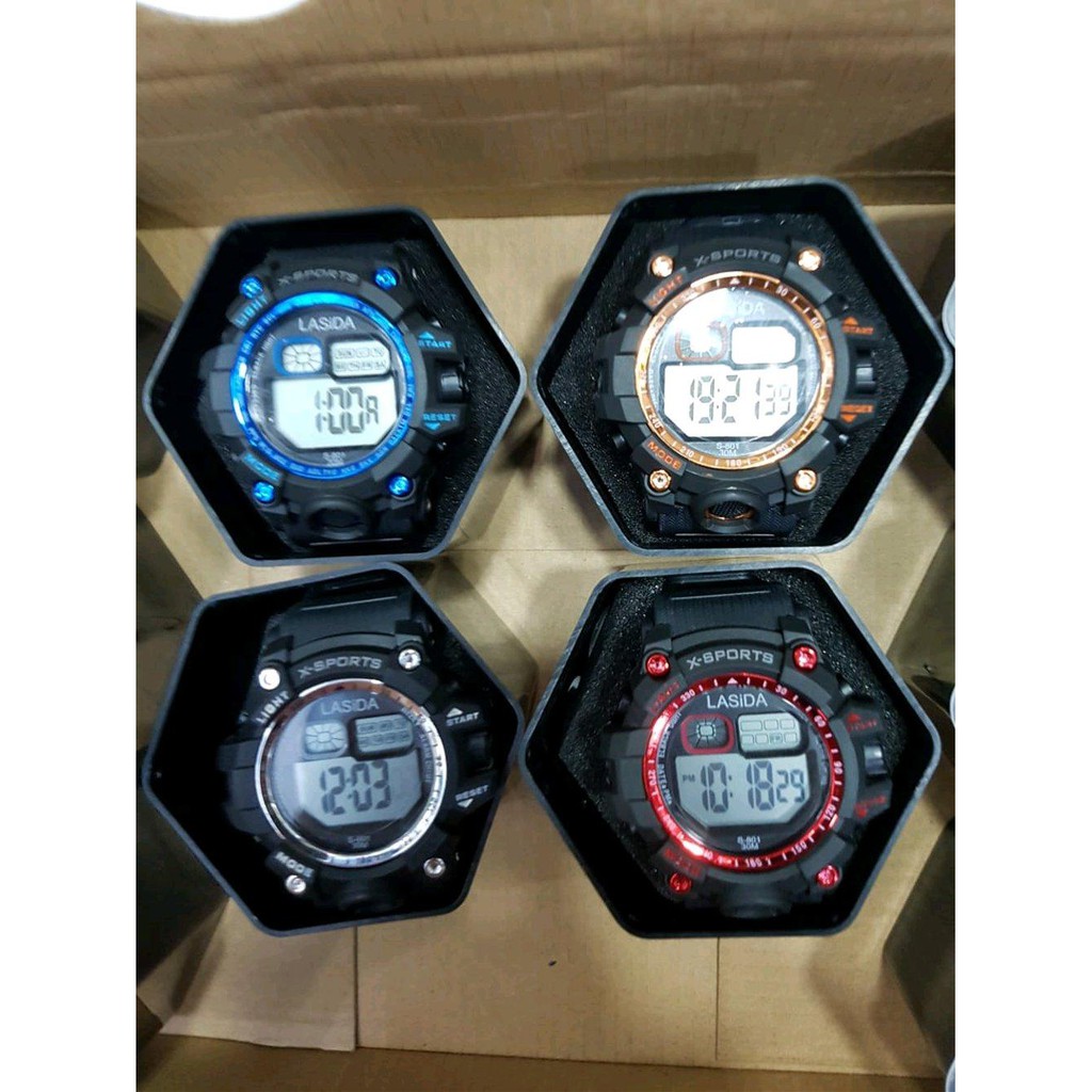 Dijual JAM TANGAN PRIA LASIDA JOMBO Berkualitas