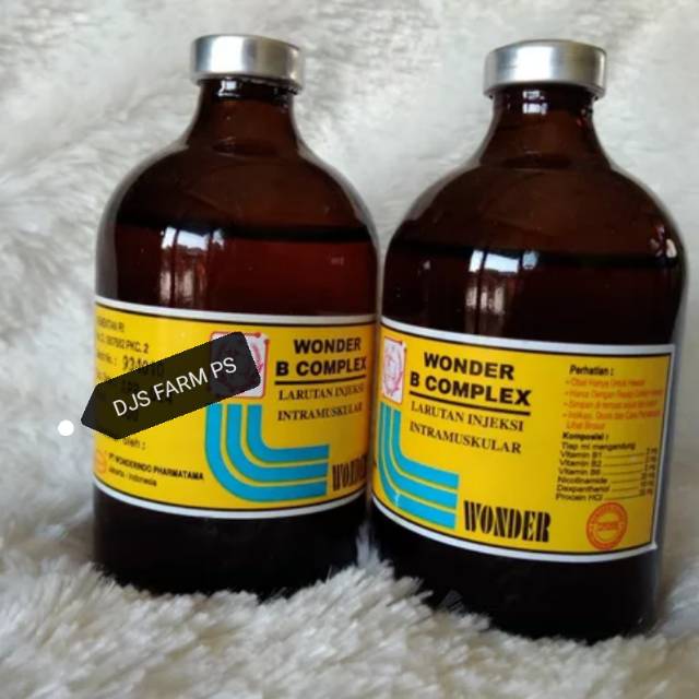 Vitamin B Plex 100ml Wonder Vitamin B Komplek B Kompleks Untuk Hewan Ternak Sapi Kambing Domba Indonesia