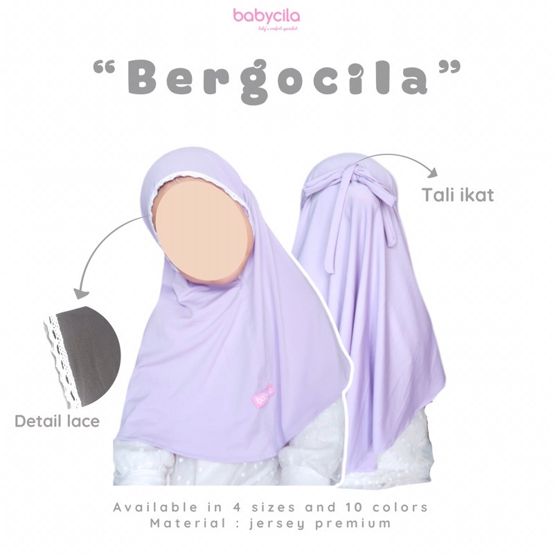 Babycila Bergocila Hijab Anak Jersey Premium [100rb/3pcs]