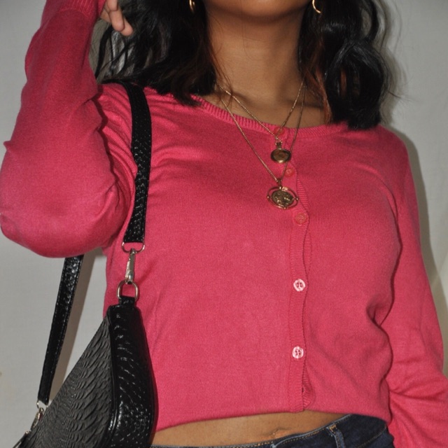 Pink Cardigan