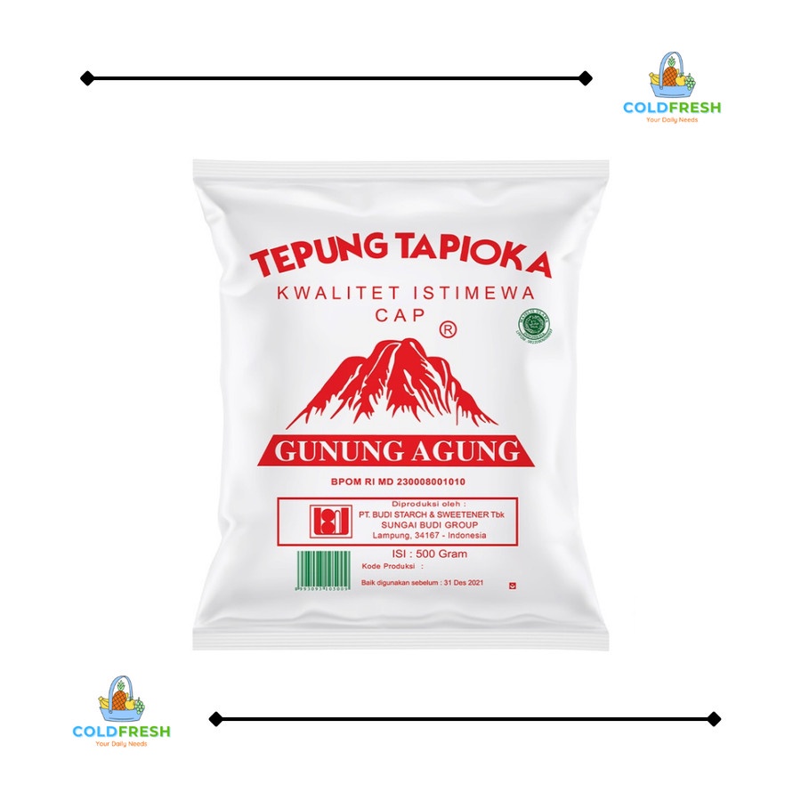 

TEPUNG TAPIOKA SAGU GUNUNG AGUNG 500 GRAM