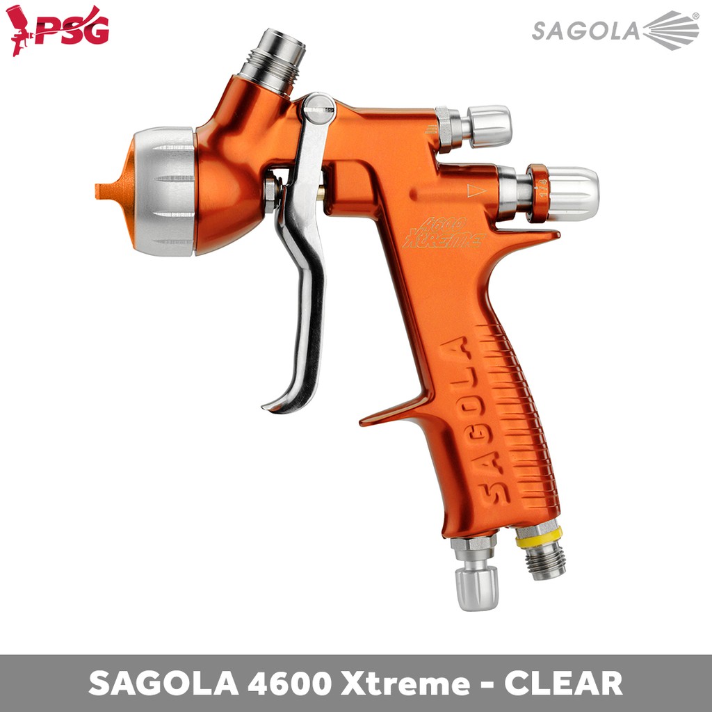 Sagola 4600 Xtreme Gravity Spraygun Set - CLEAR