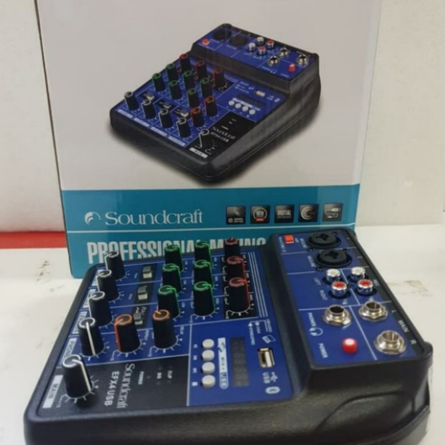 mixer 4ch soundcraft efx4 soundcraf efx 4