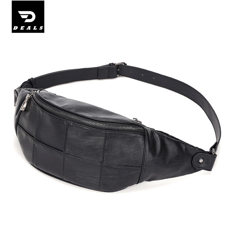 Tas Slempang Kulit Pria Import  Tas Slempang Fashion Kasual Korea - EW06