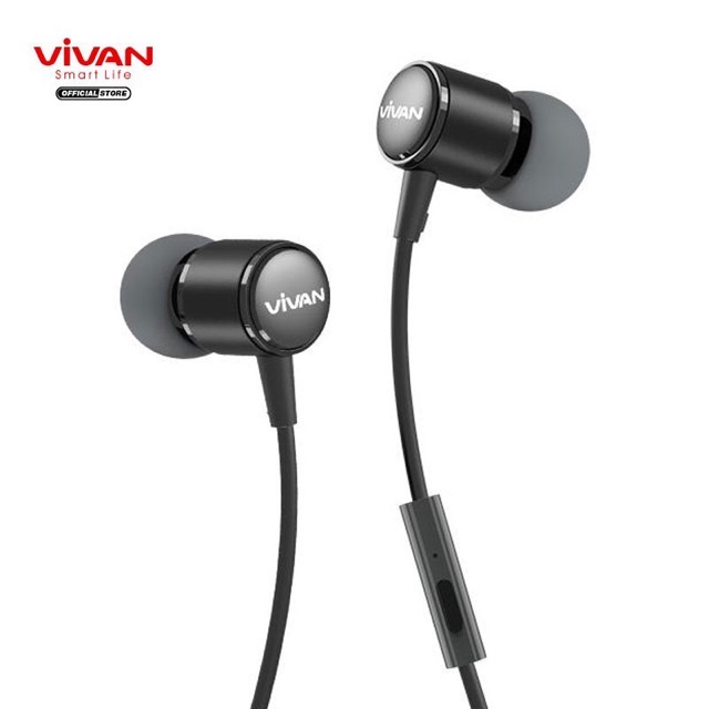 Headset Earphone VIVAN Q11S Q11S Q11S Q 11S Android/ iPhone Bass New Diaphragm Braided Wired Garansi Resmi 1 Tahun - Q11S