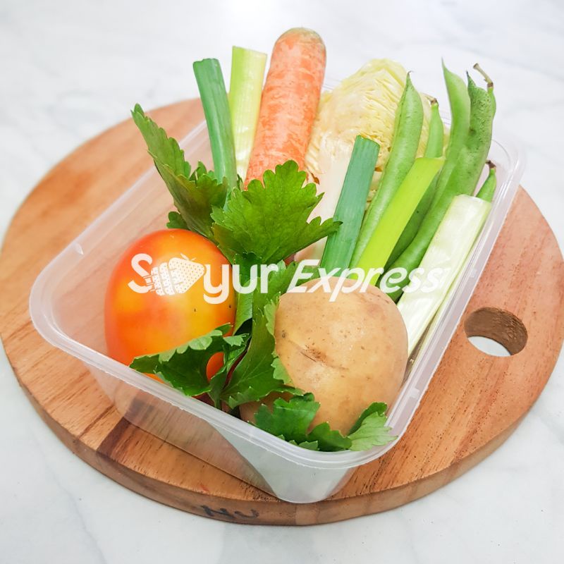 KIRIM INSTAN Paket Sayur Sop 250gr