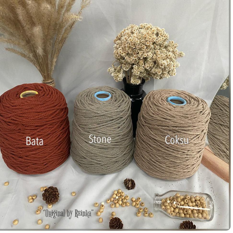 

tali macrame warna cotton rope 1kg PART II (ART. F3790)