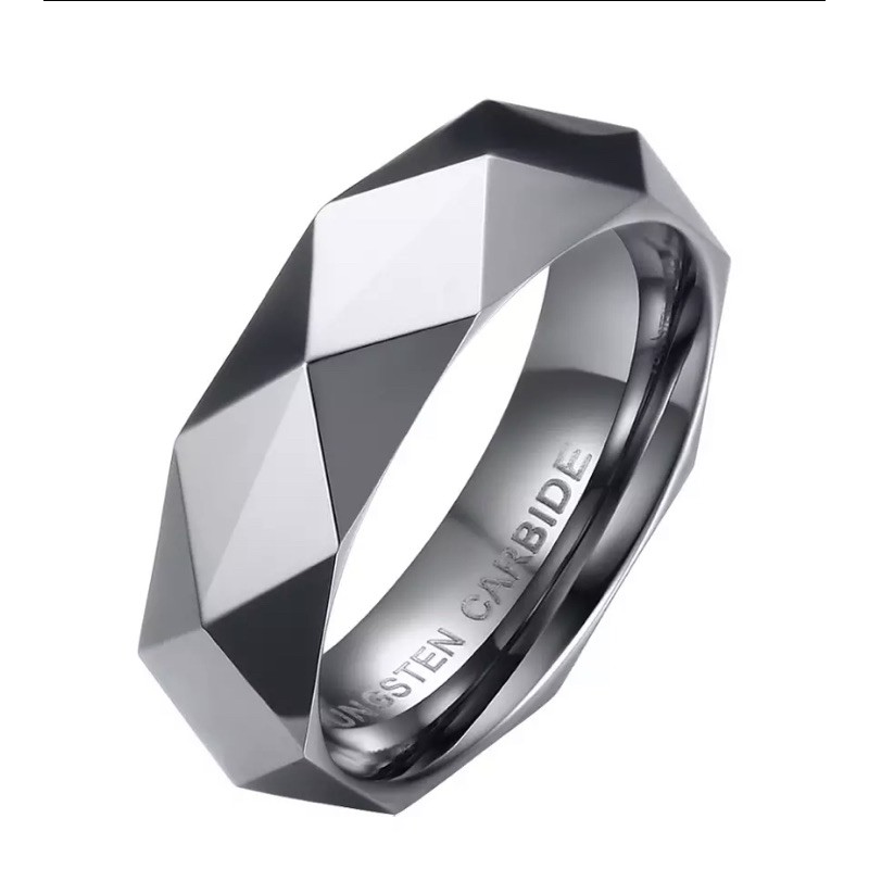 Cincin Tungsten Carbide Original Premium Quality Model Elegan Simple Minimalis