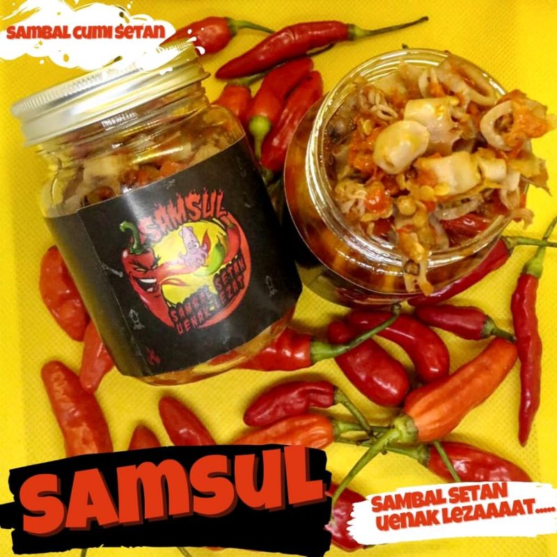 

Sambal Cumi Setan Pedes Gurih