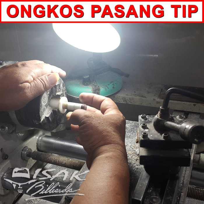 Ongkos Pasang Tip - Repair Ganti Cue Tip - ISAK Billiard Biliar Stick