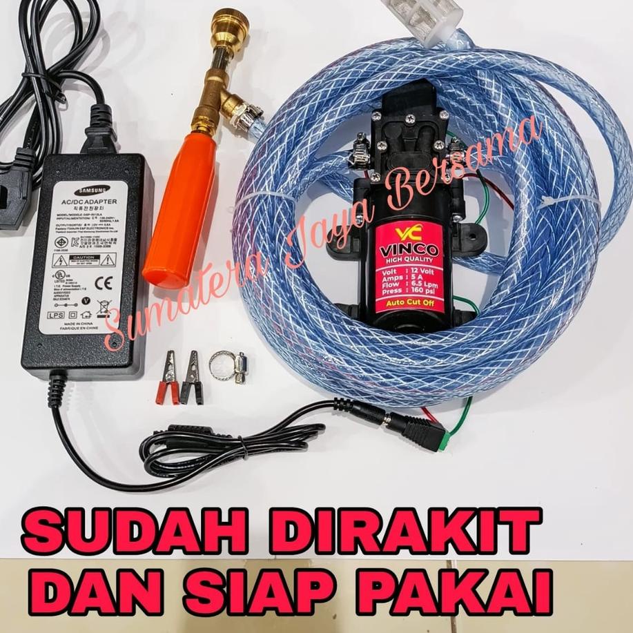 [KODE PRODUK 8JKBG6164] Alat steam motor mini 160 psi Cuci AC mobil motor Pompa DC Setim motor