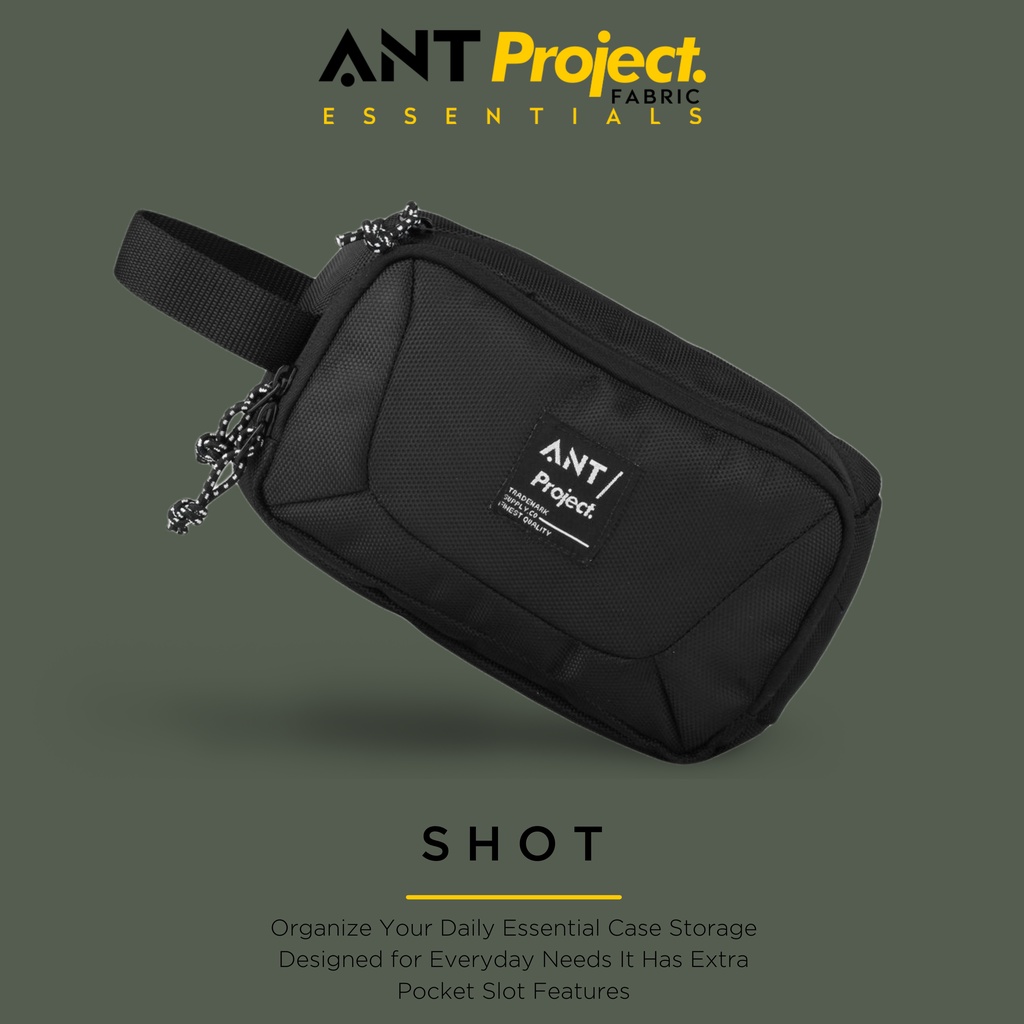 ANT PROJECT - Clucth Bag SHOT Organizer - Tas Pouch Handbag