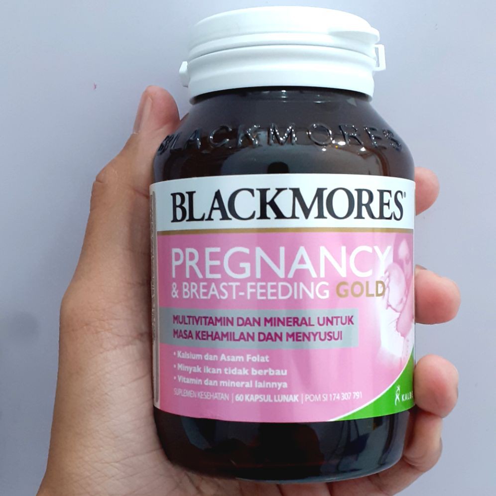 Blackmores Pregnancy &amp; Breastfeeding Gold Kalbe 60 Kapsul ( bukan repacking )