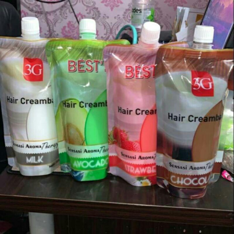 (Best'z &amp; 3G 1KG)Creambat  Salon/Creambat 1000ML/Creambat Murah/Creambat Treatmen Rambut Rusak/Creambath Spa/Mask Rambut/Hair Creambath | Masker Rambut