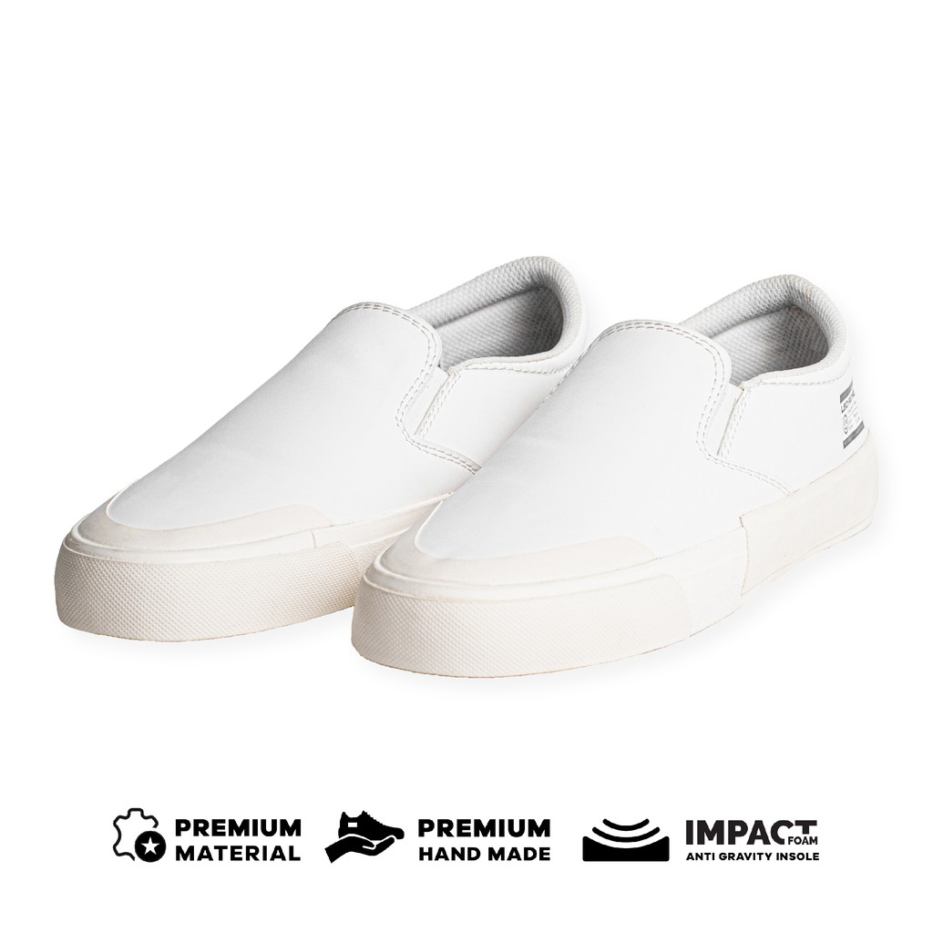 LEO RICHIE - Sneakers Pria Wanita Oddysey Triple White