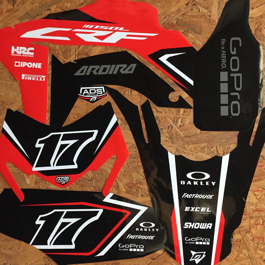 DECAL CRF 150 - KLX 150 - DTRACKER 150 - WR 155