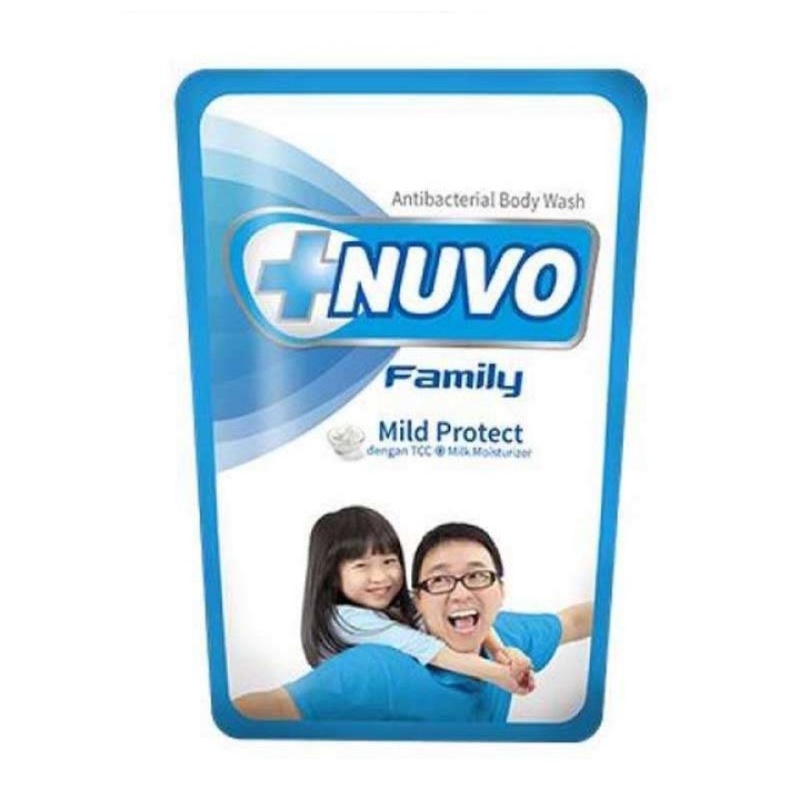 Jual NUVO Antibacterial Body Wash Mild Protect 400ml/450ml Shopee