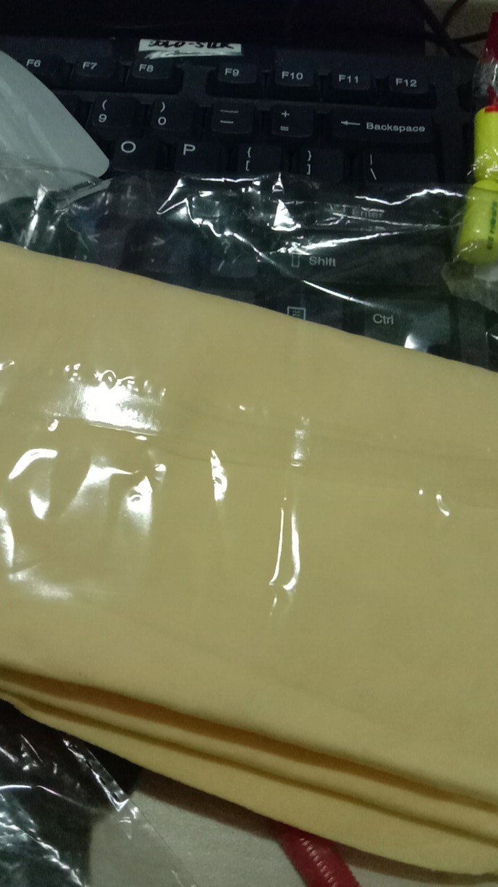 [tebal] Kain Lap Chamois Kanebo Jumbo Besar Berserat 43 X 32 Cm Serap Tinggi