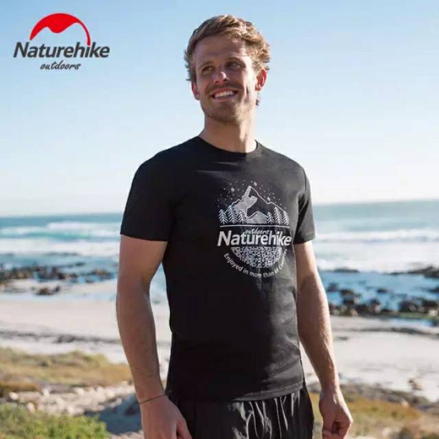KAOS NATUREHIKE NH19W005-H TSHIRT OUTDOOR KAOS OUTDOOR CAMPING HIKING KAOS PENDAKI GUNUNG  TRAVELLIN