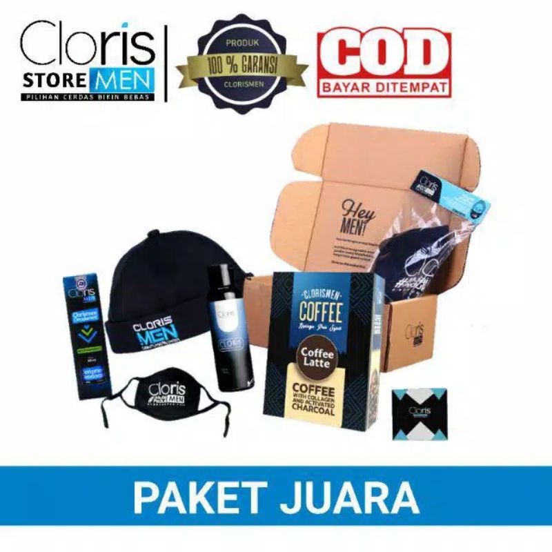 clorismen skincare pria perawatan pria pembersih wajah hand body coffee body lotion