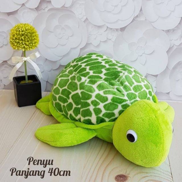 BONEKA SEA TURTLE / PENYU HIJAU 40 CM