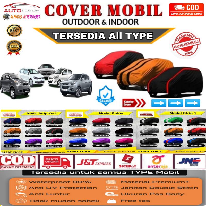 Cover Mobil Sarung Body Mobil Avanza Xenia Terios Rush Innova All New Avanza 2020 All New Xenia 2020 All New Terios 2020 All New Rush 2020 Innova Venturer 2021 Selimut Mantel Mobil Outdoor Indoor Penutup Waterproof