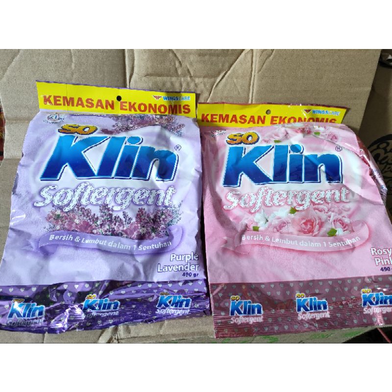 So Klin softergent kemasan ekonomis 490gr / soklin 490gr