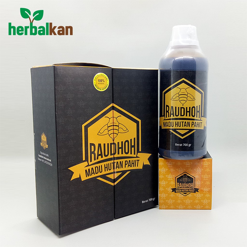 

Madu Hutan Hitam Pahit 700 Gram