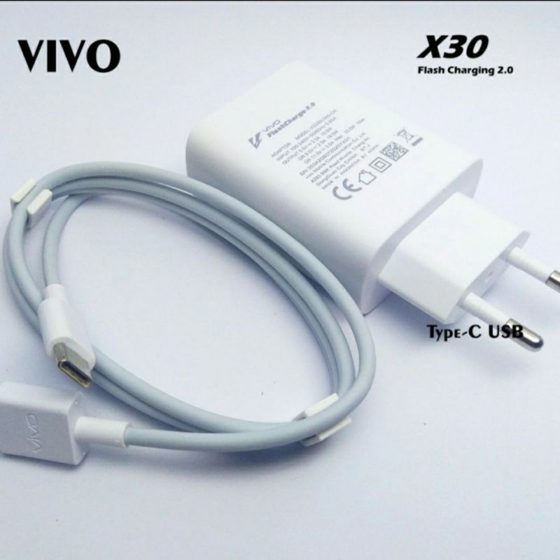 ORIGINAL NEW CHARGER VIVO X30 X50 V17 PRO Z1X / NEX FAST CHARGING ORIGINAL 100% USB C