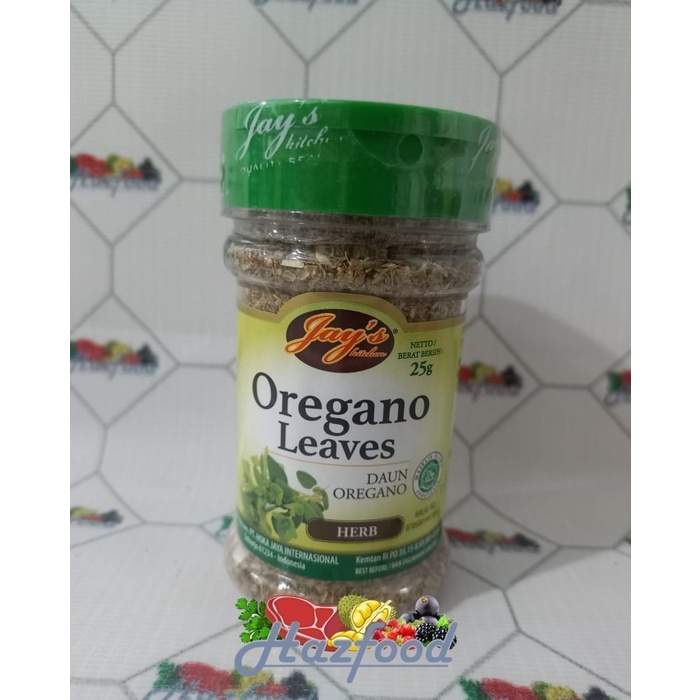 

Jay's Oregano Leaves | Daun Oregano Kering | Jay Oregano 25 Gram