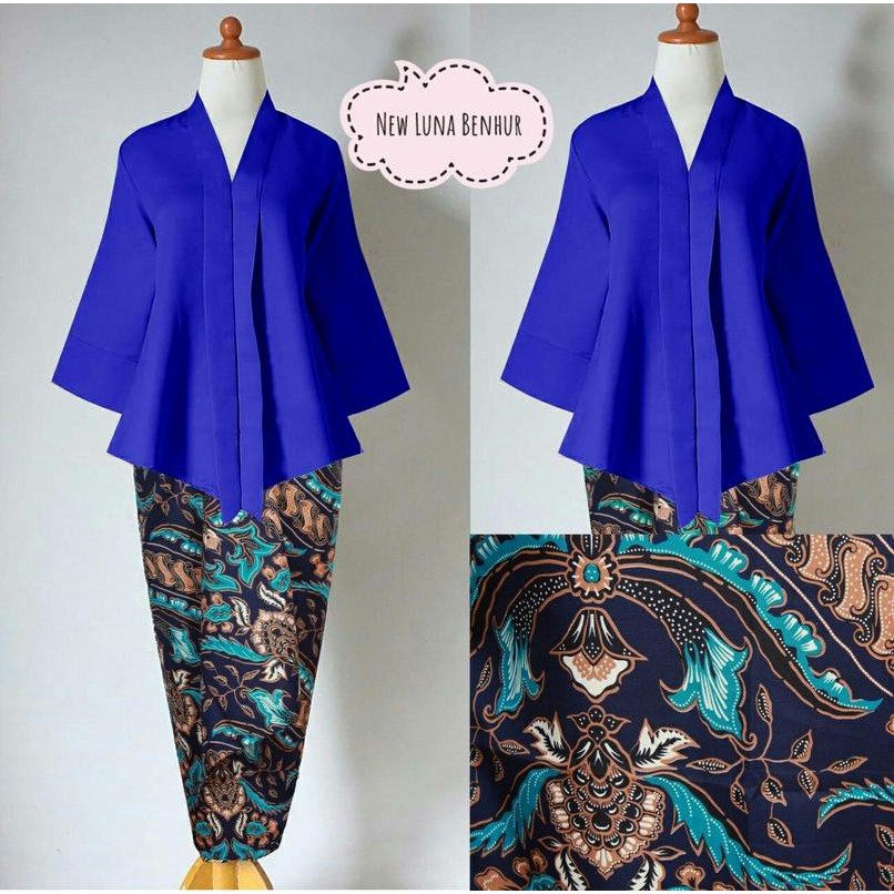 model baju muslim gamis terbaru dan modern Lk St kebaya New Luna Benhur
