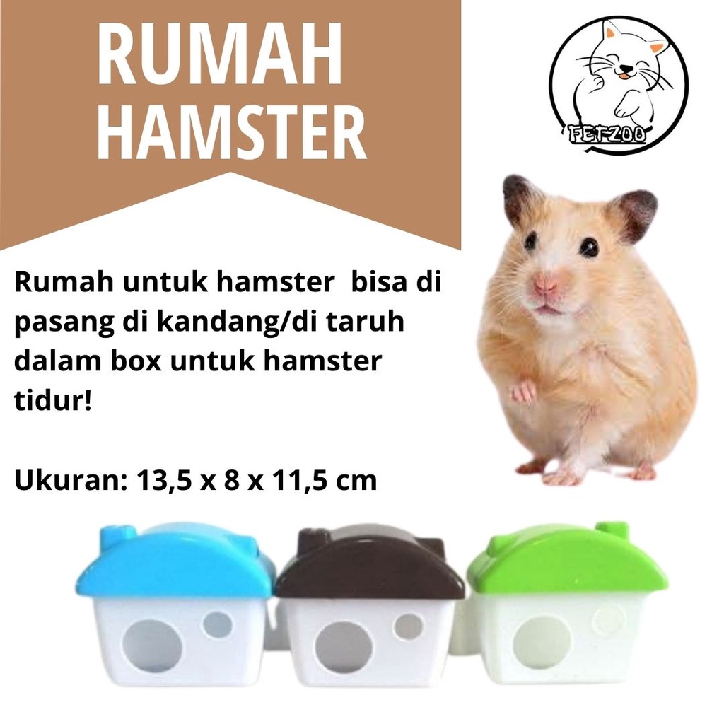 Kandang untuk Hamster / Kandang Hamster / Rumah Hamster FETZOO-1