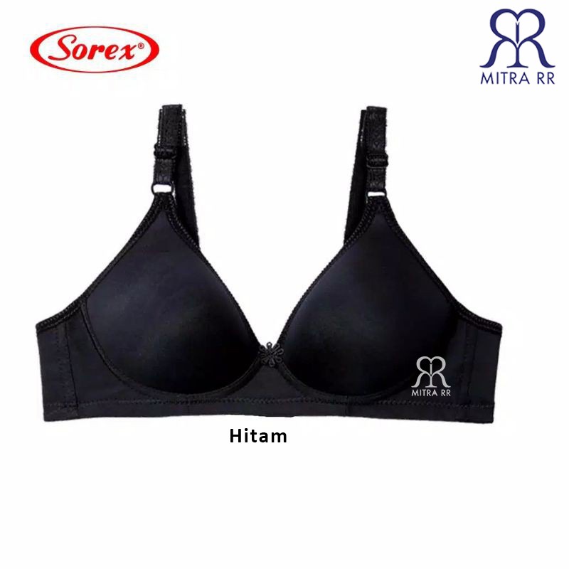 BH Sorex 17238 Bra Tanpa Kawat Super Soft Busa Sedang Setara Cup B BH Harian Simple Polos Kait 2