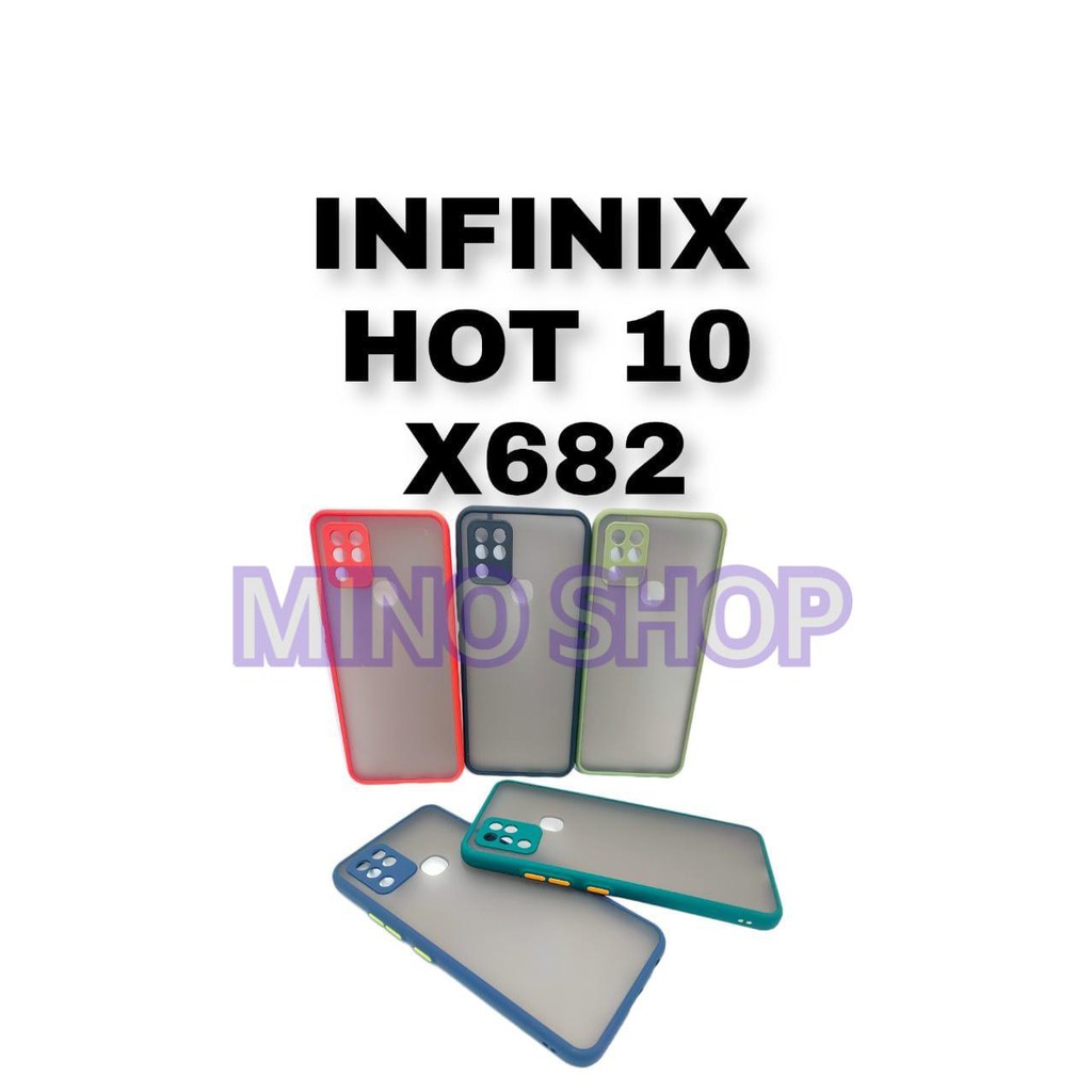 SOFTCASE INFINIX HOT 10 X682 - HARDCASE DOVE MYCHOICE PLUS PELINDUNG KAMERA - AERO CASE