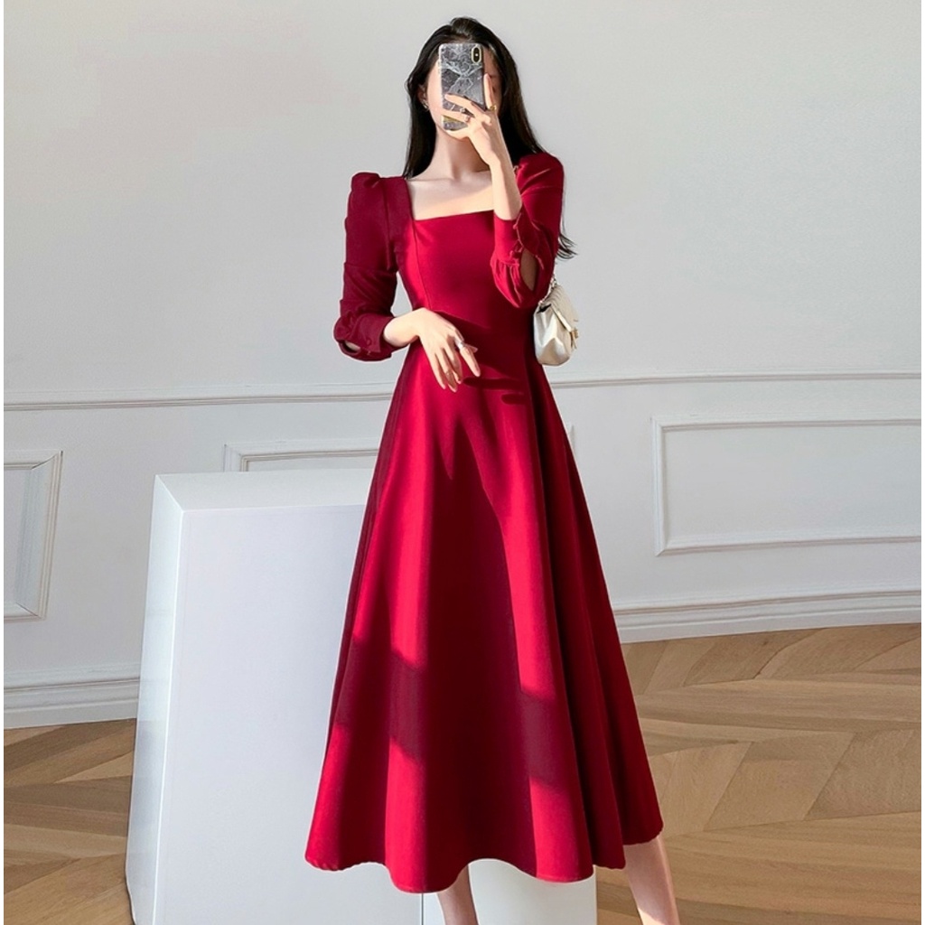 FWG - DRESS RANI / LONGDRESS CASUAL / DRESS WANITA / PAKAIAN WANITA DRESS / DRESS KOREA / DRES