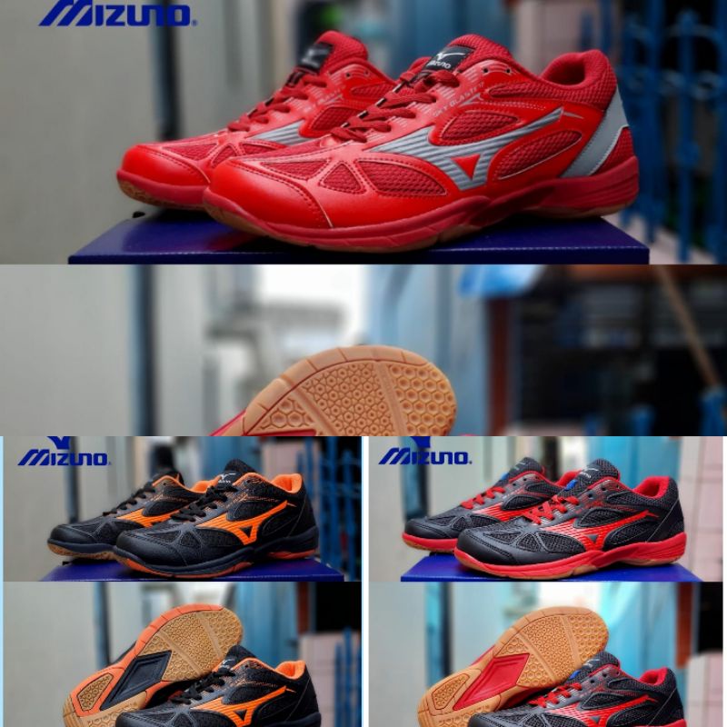 SEPATU BADMINTON//SEPATU VOLLY//SEPATU TENIS // MIZUNO SKY BLASTER PREMIUM IMPORT OUT SOLE KARET RED