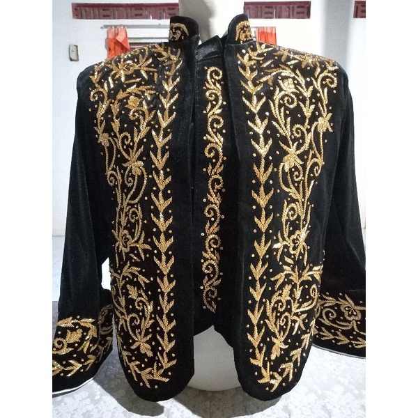baju pengantin bludru/ baju pengantin jawa / beskap solo