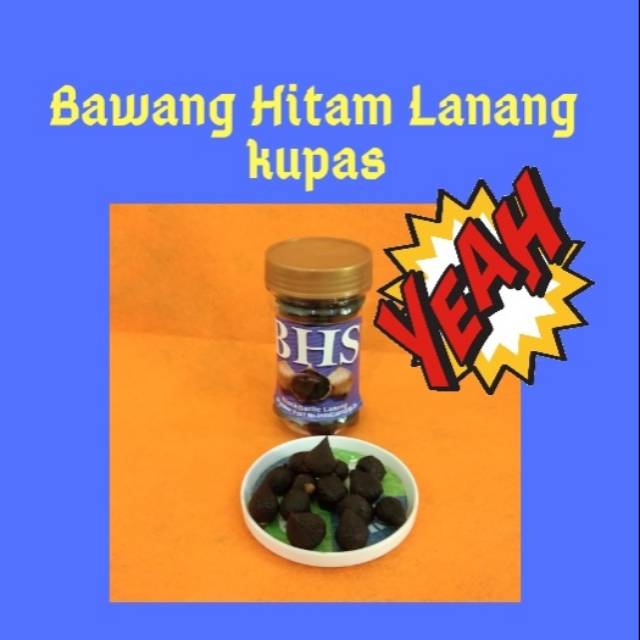 Bisa COD / Bawang Hitam MURAH / Black garlic Lanang / Bawang Hitam Lanang Murah / black garlic kupas