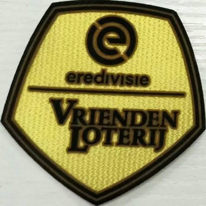 Patch Eredivisie Gold Kuning Yellow VRIENDEN LOTERIJ Terbaru 2021 2022 Liga Belanda