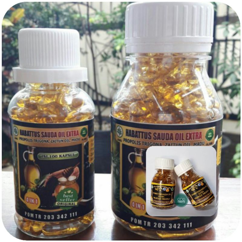 

Habbatussauda Oil Extra Propolis Trigona Jinten Hitam habatus plus |Asli Setara Ums Original