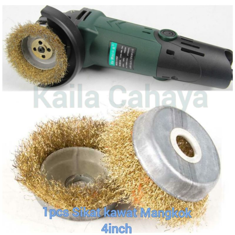 Sikat Kawat Mangkok Gerinda 4inch Sikat Kawat Cup Brush