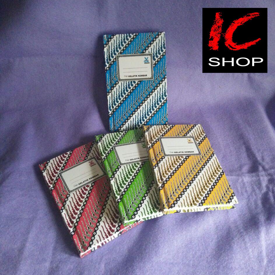  Buku  notes hard cover batik  isi 100 lembar Shopee Indonesia