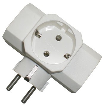 T Multi Arde Broco SNI 16 A / Stop kontak kaki Cabang 3 / Stop kontak Steker kaki T