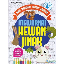 Buku Mewarnai Hewan Jinak