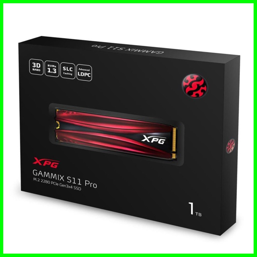 SSD Adata XPG GAMMIX S11 Pro 1TB PCIe NVMe Gen3x4 M.2 2280