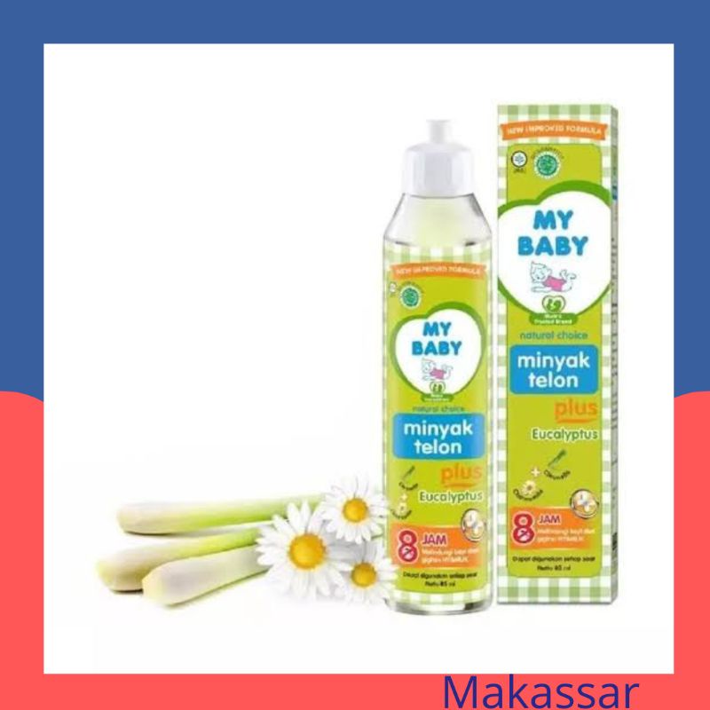 my baby minyak Telon Plus Eucalyptus 8jam