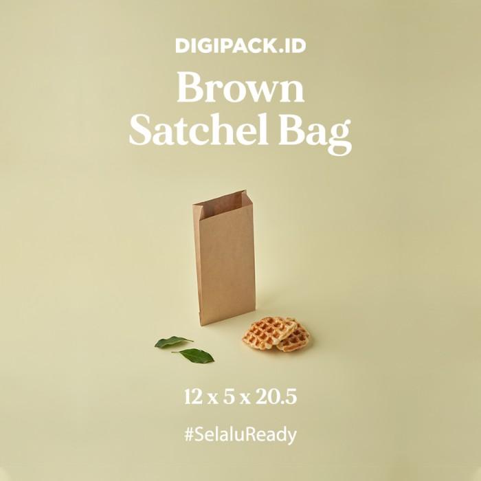 

Setsuko53.Jaya [Digipack] Brown Satchel Bag 12 X 5 X 20.5 | Kantong Kertas Roti Snack