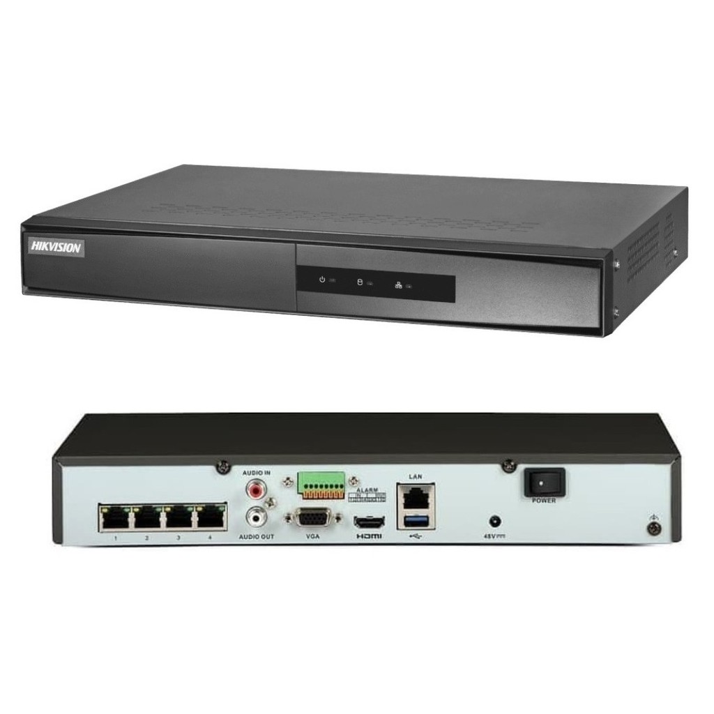 NVR 4ch HIKVISION 7104NI-Q1/4P-M With Poe