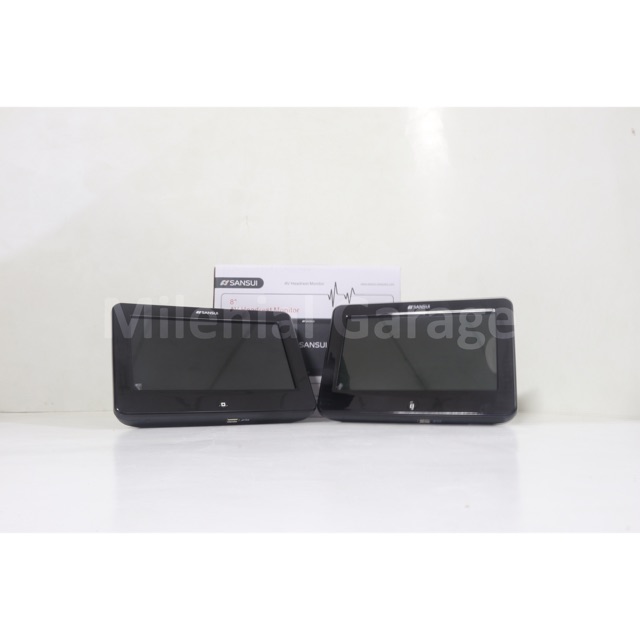 TV Headrest Monitor Model Clip On Sansui SA-HM801 SAHM801 TV Monitor Jok Mobil Asli Murah