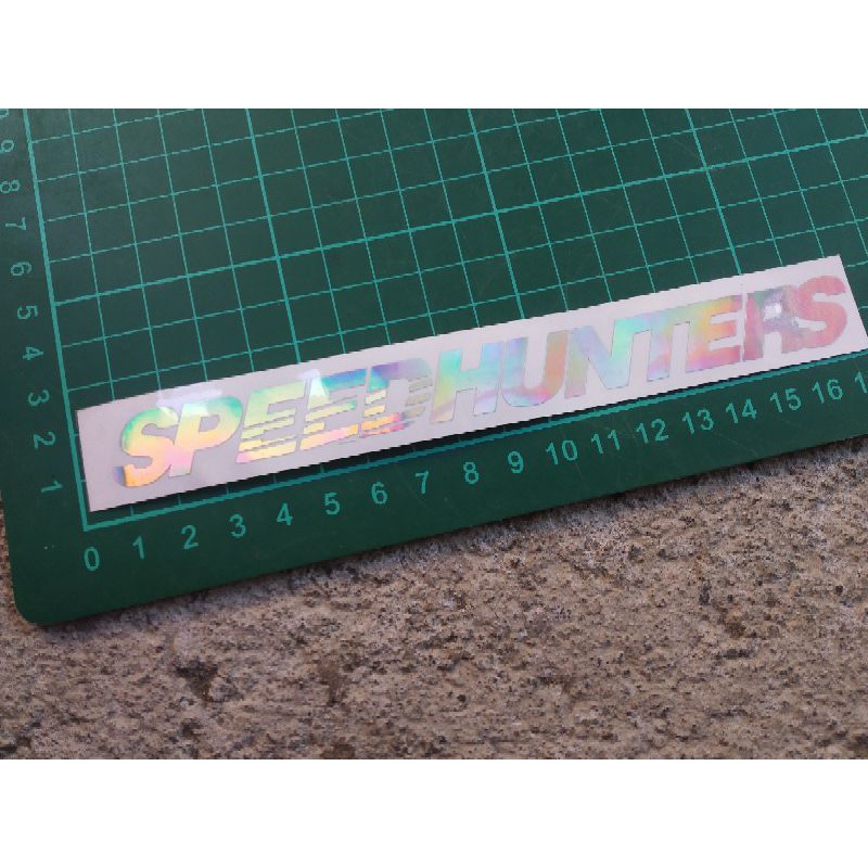 

sticker cutting speedhunters hologram